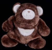 Gund Snuffles Dark Brown / White UK Flat Pillow Plush Bear